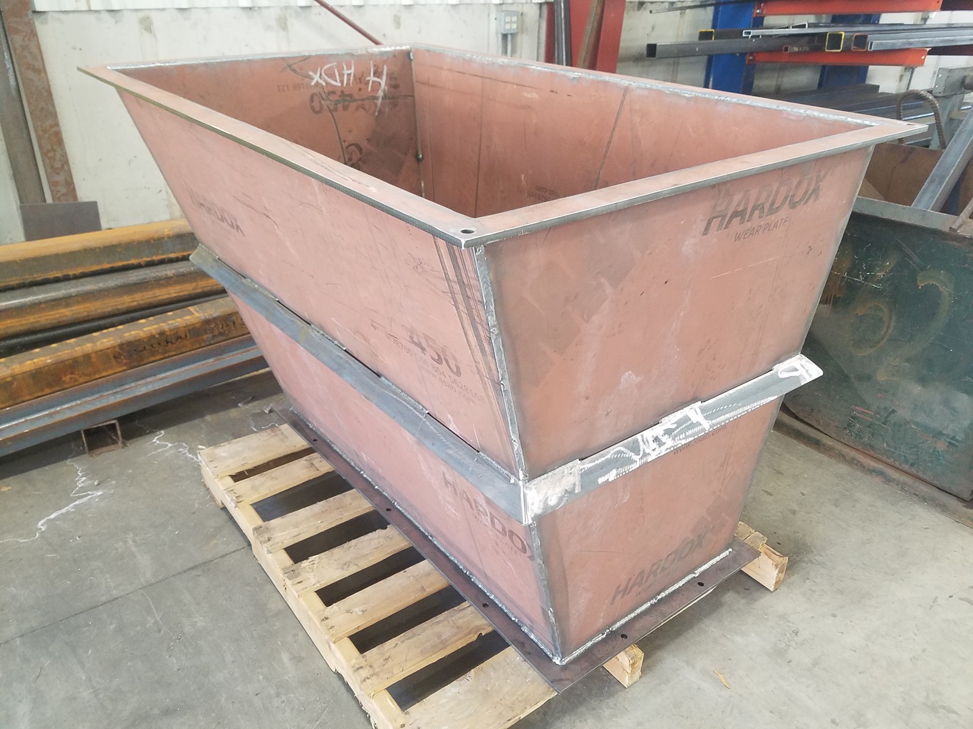 Longer Lasting Redesigned Concrete Hopper