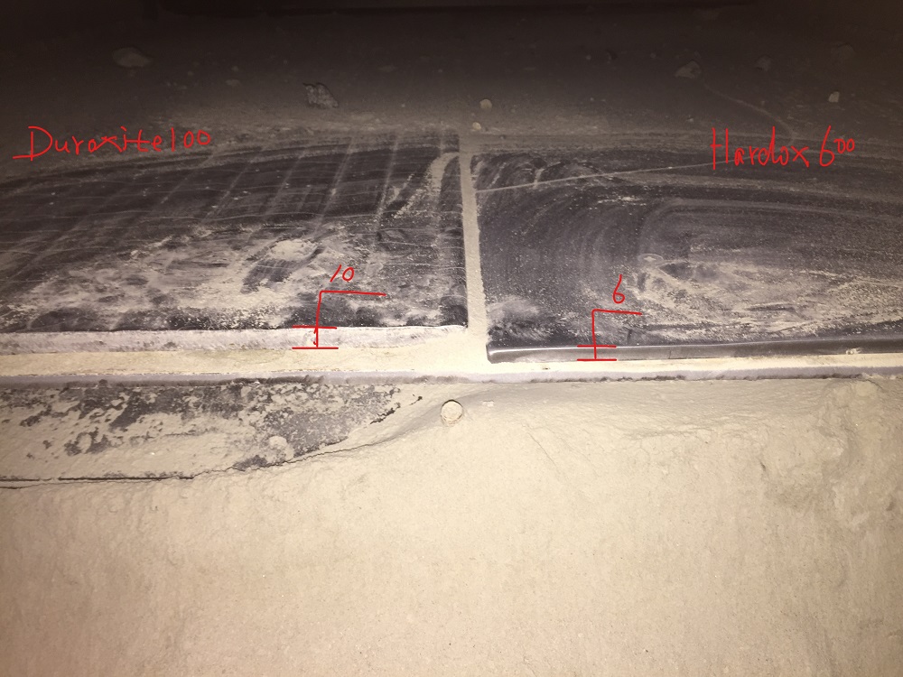Duroxite 100 vibrating feeder liner plate